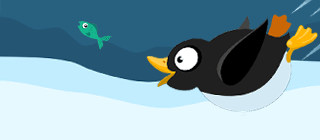 Penguin's Fish Feast